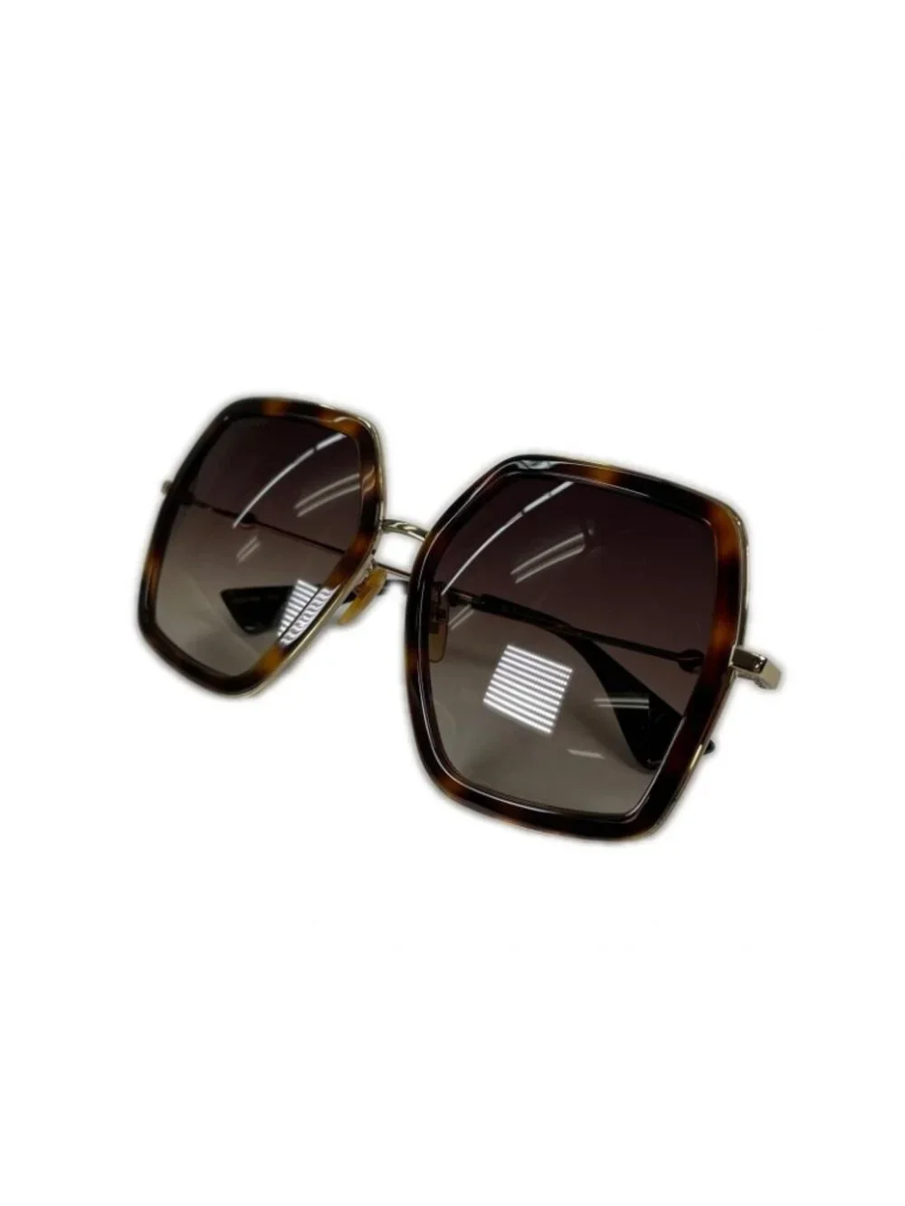 Gucci Sunglasses Metal Brown 56 Eyewear